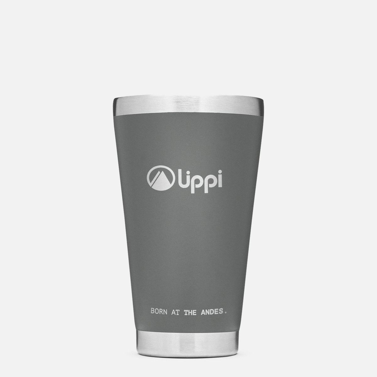 LIPPI - Vaso Light Steel Pint 450 ML Grafito Lippi
