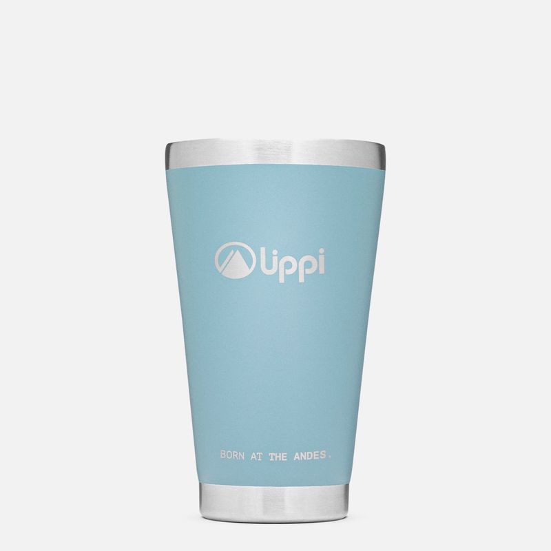 LIPPI - Vaso Light Steel Pint 450 ML Azulino Lippi