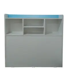 MUEBLES KIDS - Respaldo Repisa CELESTE  1.5 PLAZAS