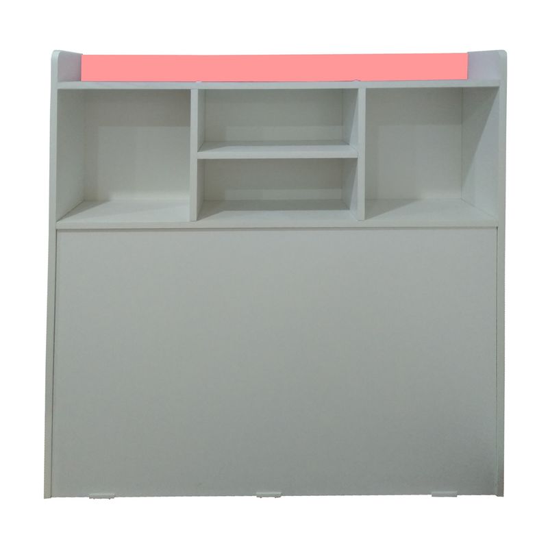 MUEBLES KIDS - Respaldo Repisa ROSADO  1.5 PLAZAS