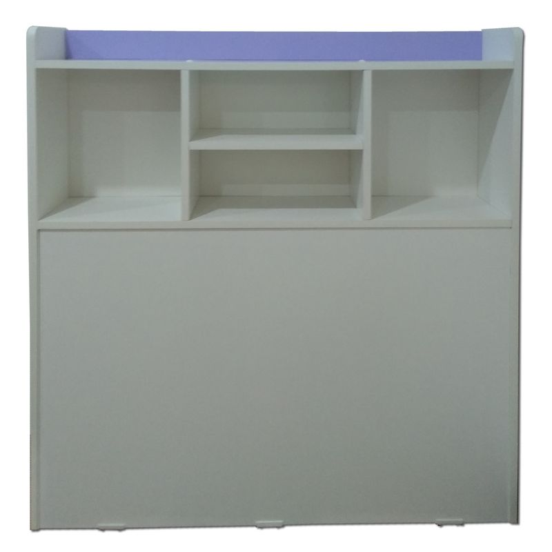 MUEBLES KIDS - Respaldo Repisa LILA   1.5 PLAZAS