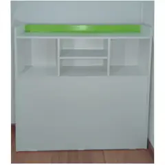 MUEBLES KIDS - Respaldo Repisa VERDE PISTACHO  1.5 PLAZAS
