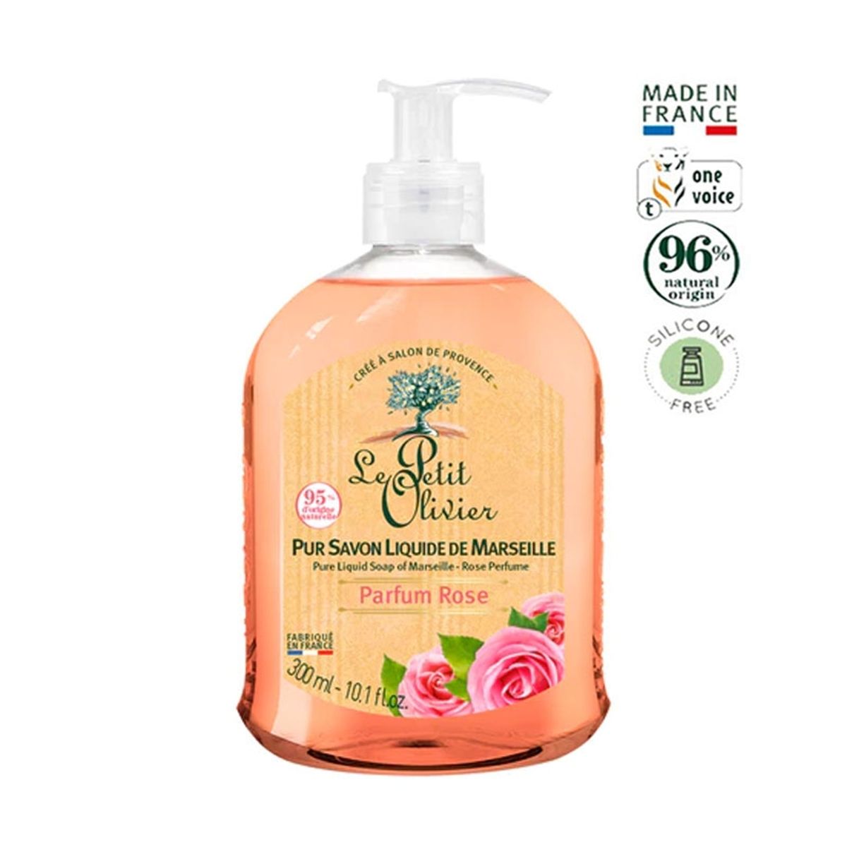 LE PETIT OLIVIER - Jabón Líquido De Rosa Le Petit Olivier 300 Ml