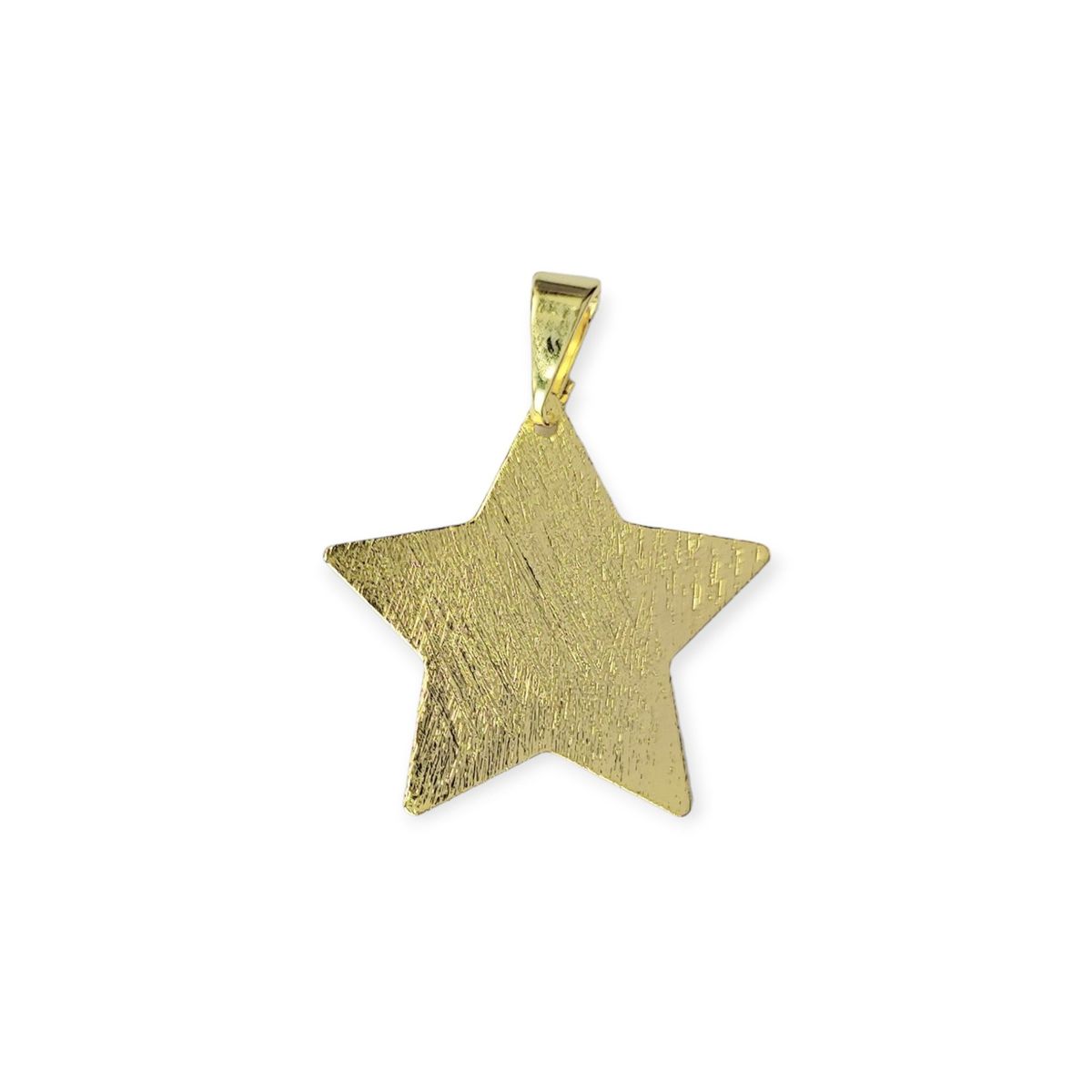 COGGIOLA - Colgante Estrella Plana Enchapado Oro 18K