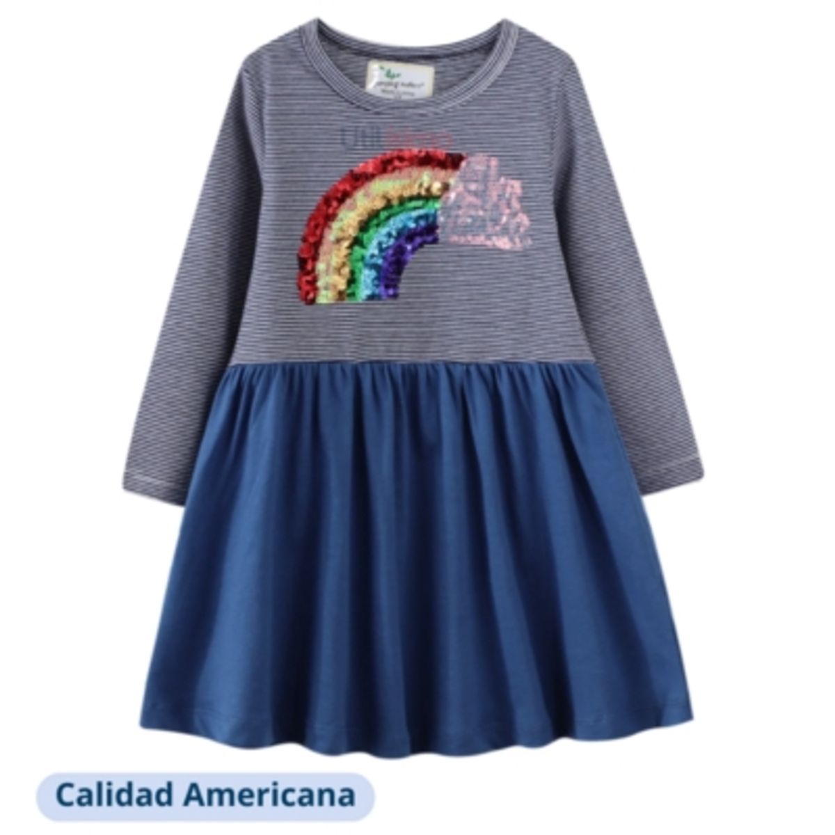 JUMP KIDS - Vestido Manga Larga Niña