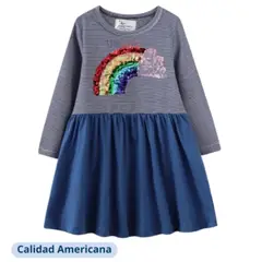 JUMP KIDS - Vestido Manga Larga Niña