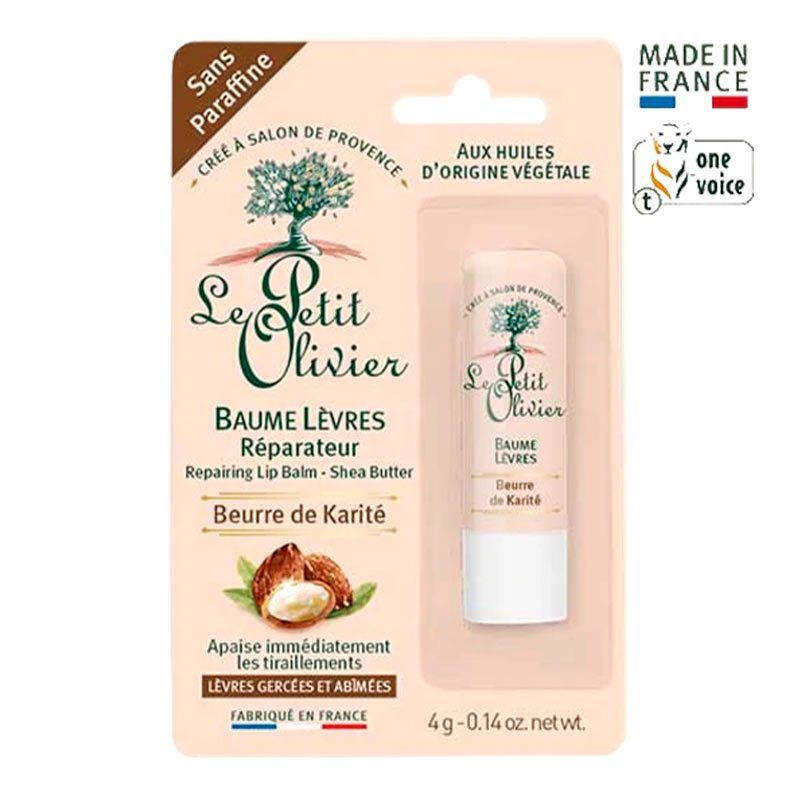 LE PETIT OLIVIER - Bálsamo De Labios Con Manteca  Karité Le Petit Olivier 4 Gr