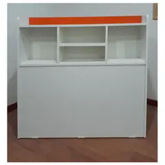 MUEBLES KIDS - Respaldo Repisa NARANJO 1 PLAZA