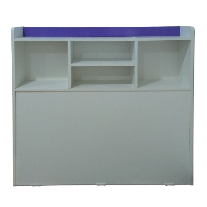 MUEBLES KIDS - Respaldo Repisa MORADO  1 PLAZA
