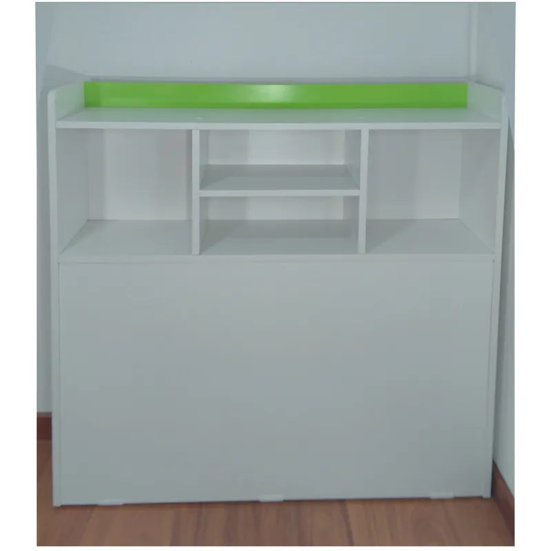 MUEBLES KIDS - Respaldo Repisa VERDE PISTACHO  1 PLAZA
