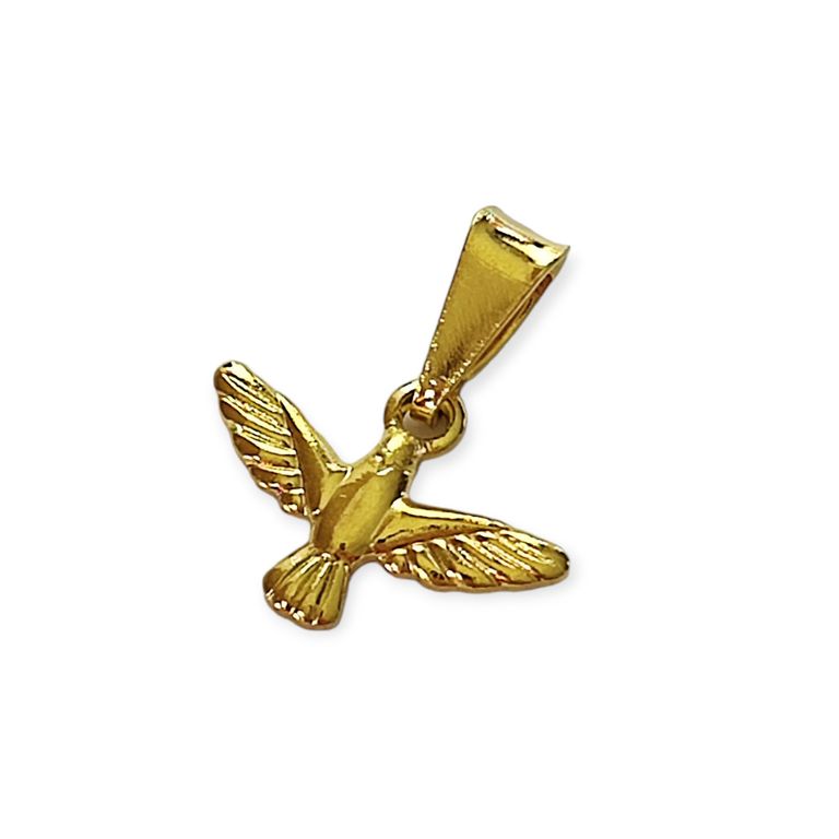 Colgante Espiritu Santo Mini Enchapado Oro 18K Dorado TALLA UNICA