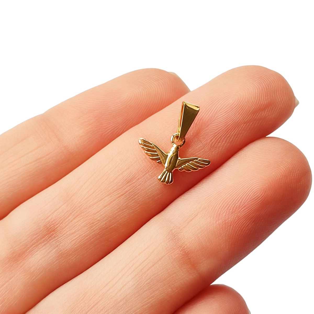 COGGIOLA - Colgante Espíritu Santo Mini Enchapado Oro 18K