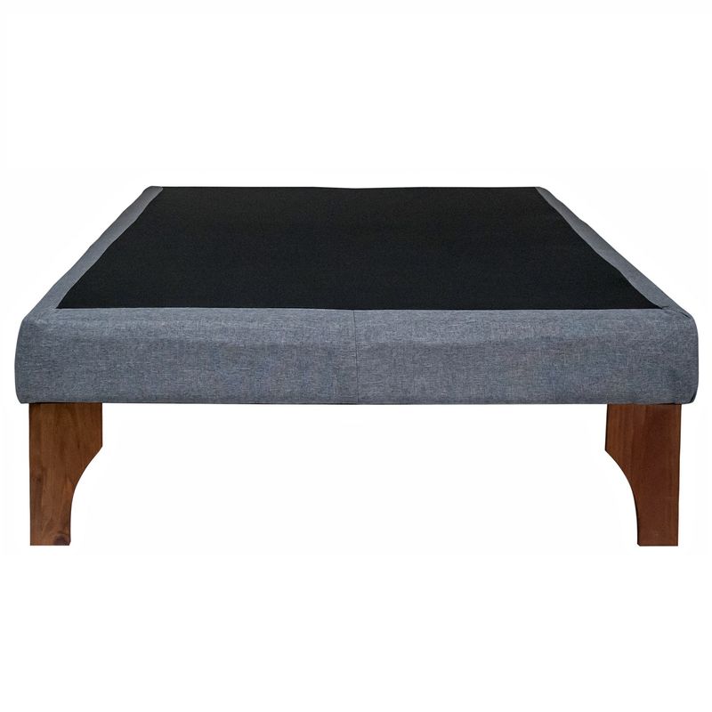 BLOCCARE - Base de Cama Full Única - Largo 190 cm con Patas de 24 cm - Box 13 cm