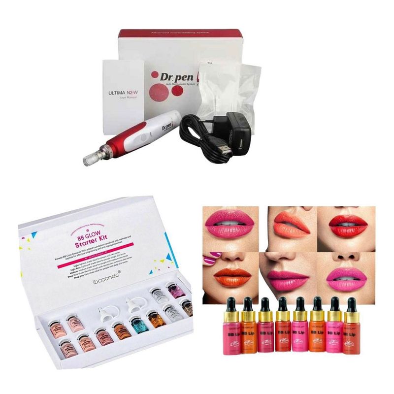 GENERICO - Kit de BB Glow Serum Pigmentos BB Lips  Dermapen  N2…