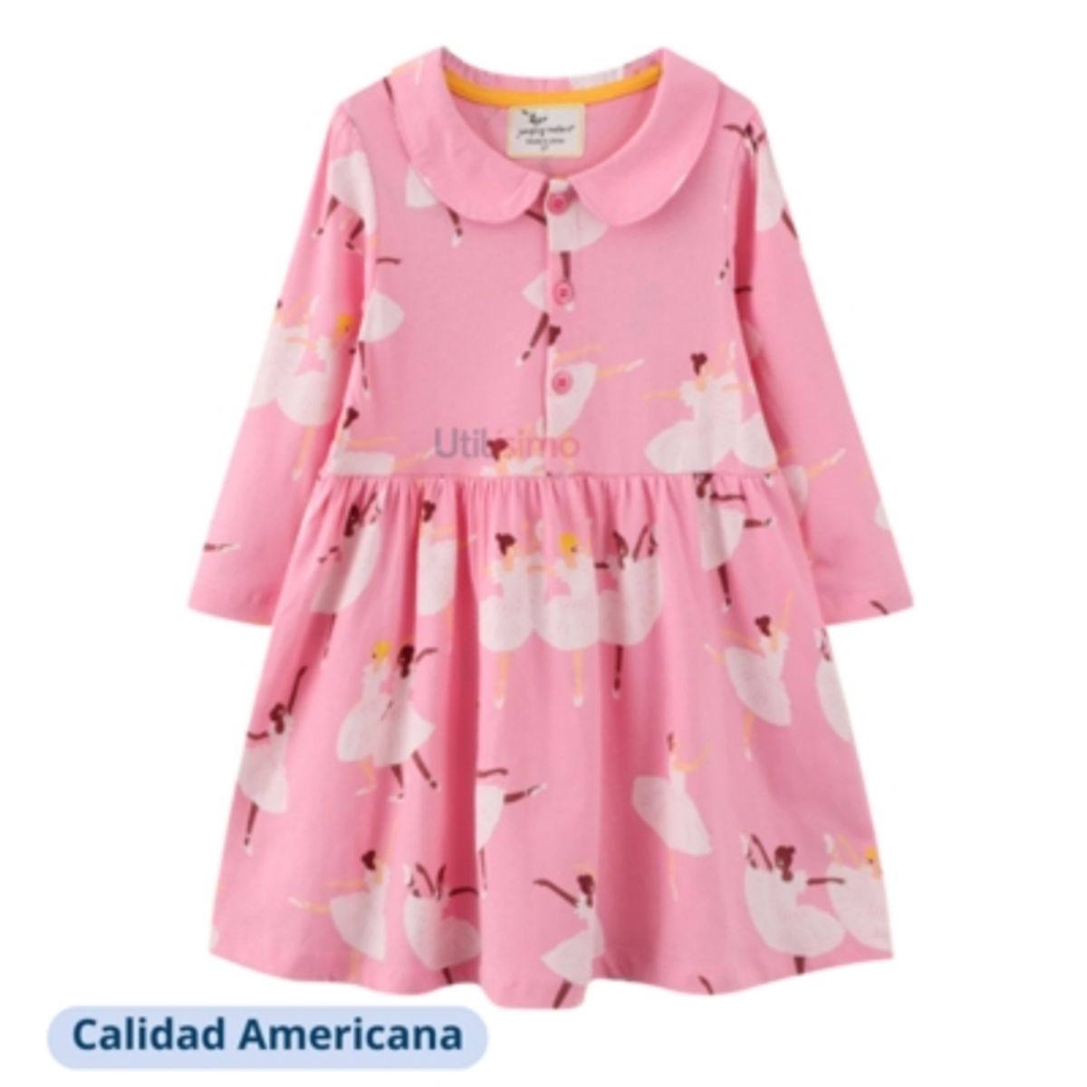 JUMP KIDS - Vestido Manga Larga Niña