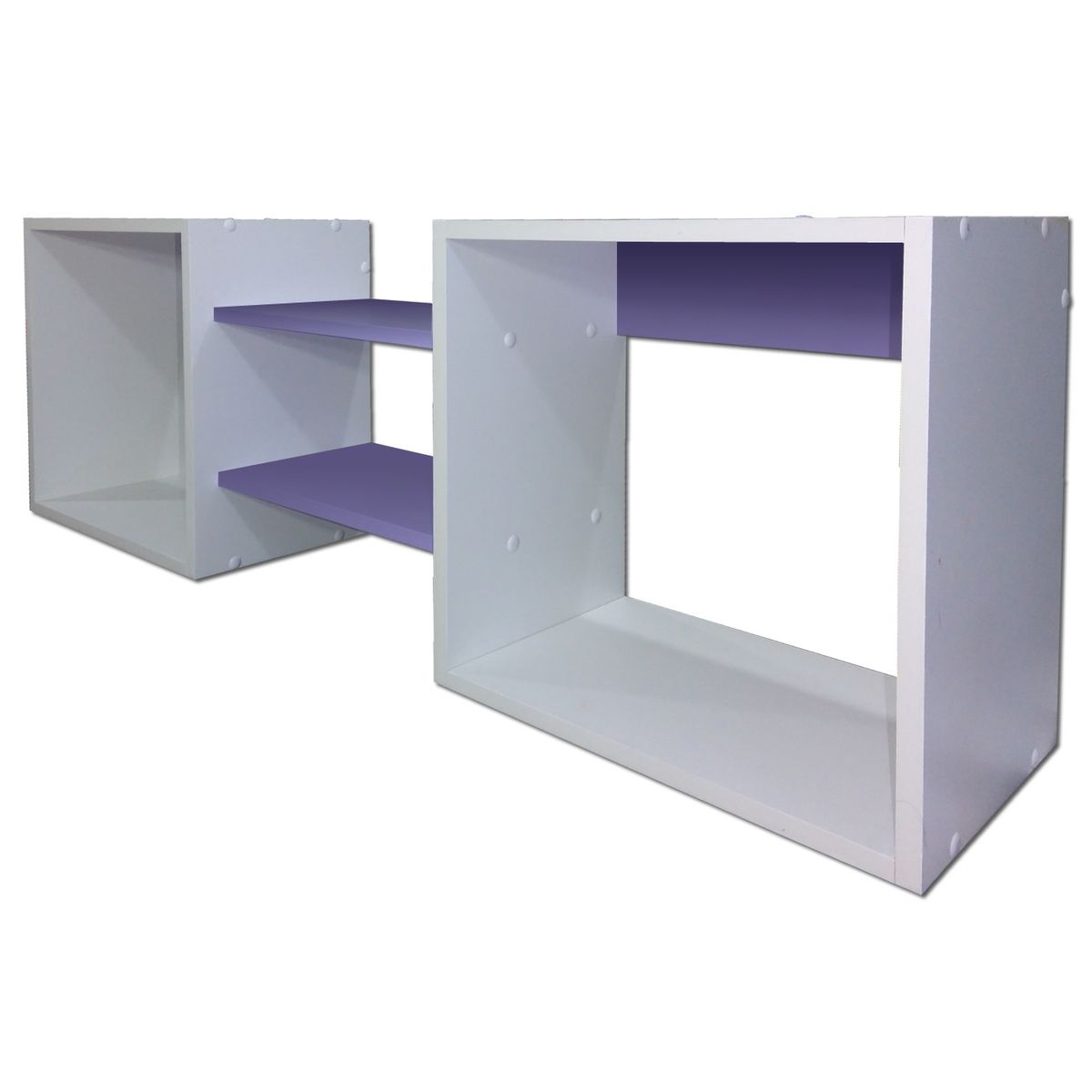 MUEBLES KIDS - Repisa cubo morado
