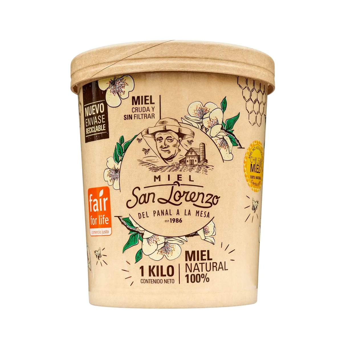 SAN LORENZO - Miel Ulmo San Lorenzo 1 kilo