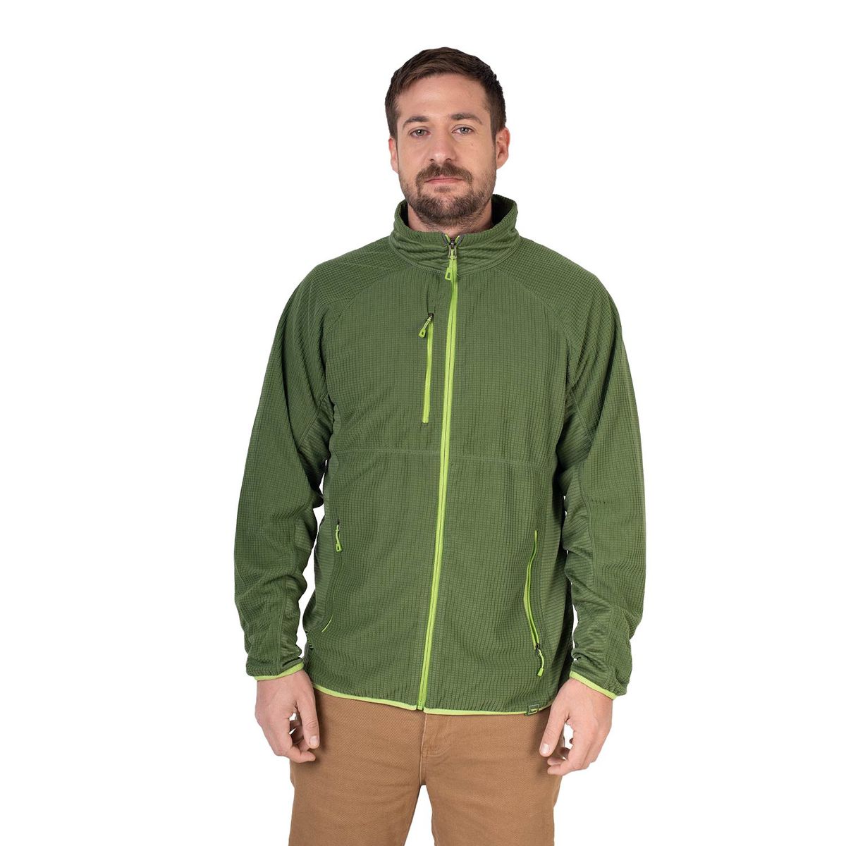 LENGA - Chaqueta Micropolar Hybrid-Shell Coihue Hombre Lenga