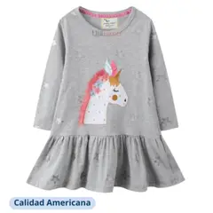 JUMP KIDS - Vestido Manga Larga Niña