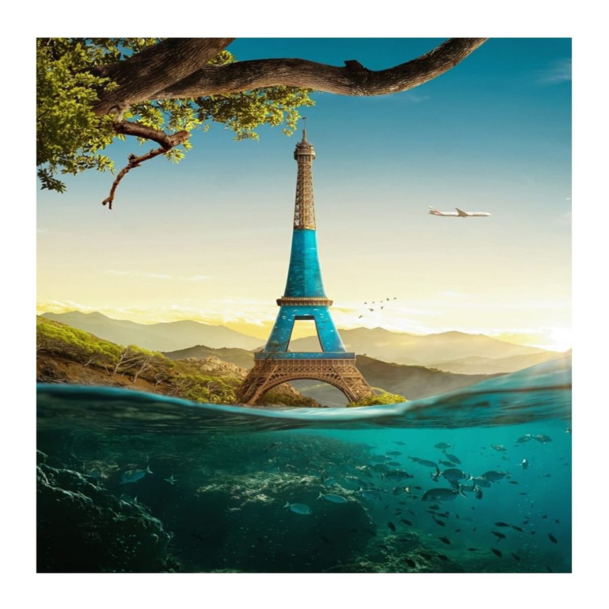 GENERICO - Diamond Painting 5d kit pintura 12.200 diamantes-paisaje 10…