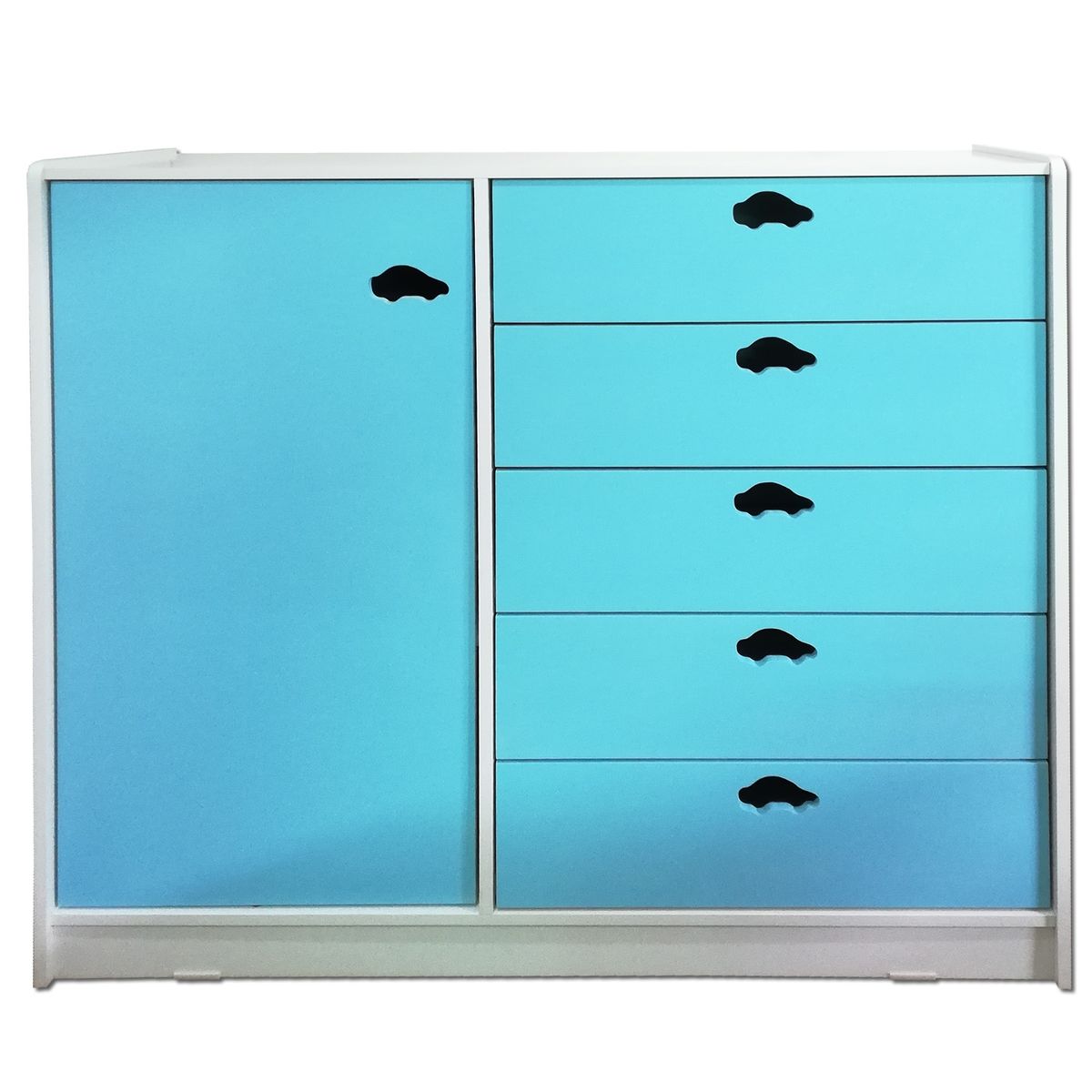 MUEBLES KIDS - Mini closet celeste auto