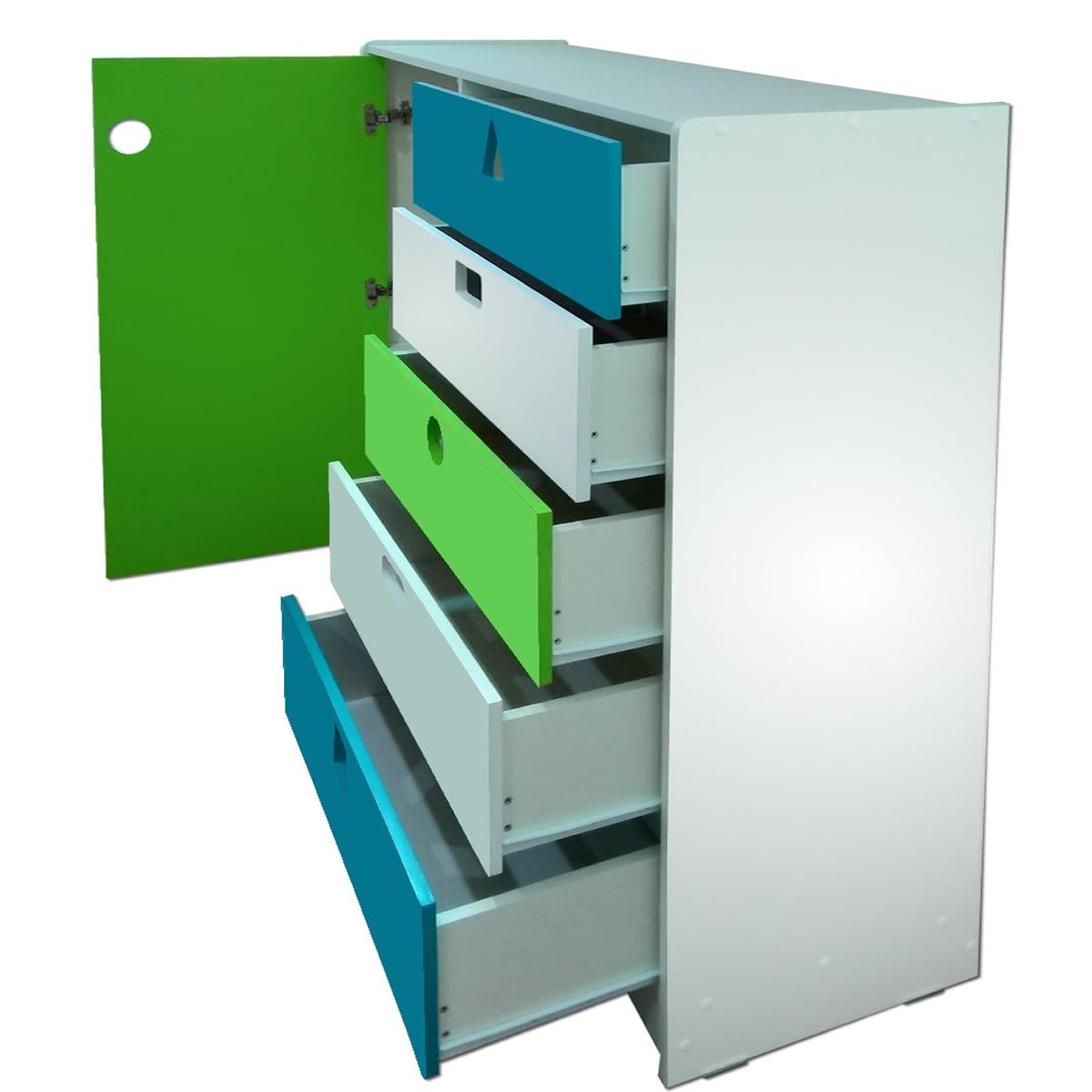 MUEBLES KIDS - Mini closet geométrico