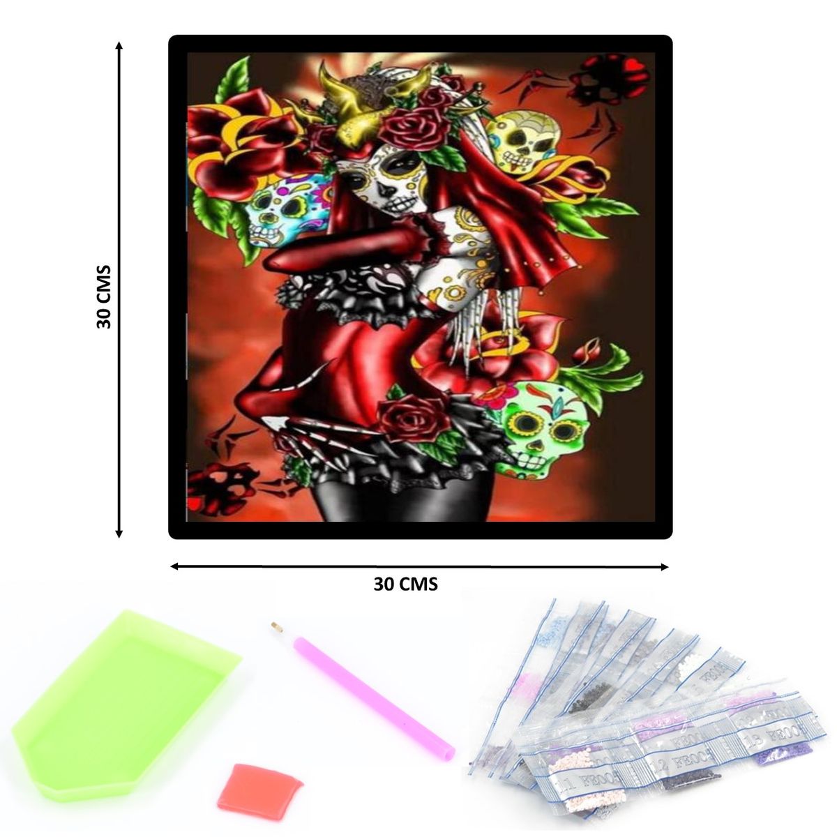 GENERICO - Diamond Painting 5d kit pintura 12.200 diamantes-fantasia 14…