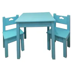 MUEBLES KIDS - Mesa con sillas CELESTE AUTO