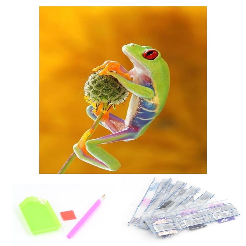 GENERICO - Diamond Painting 5d kit pintura 12.200 diamantes-animales 19…