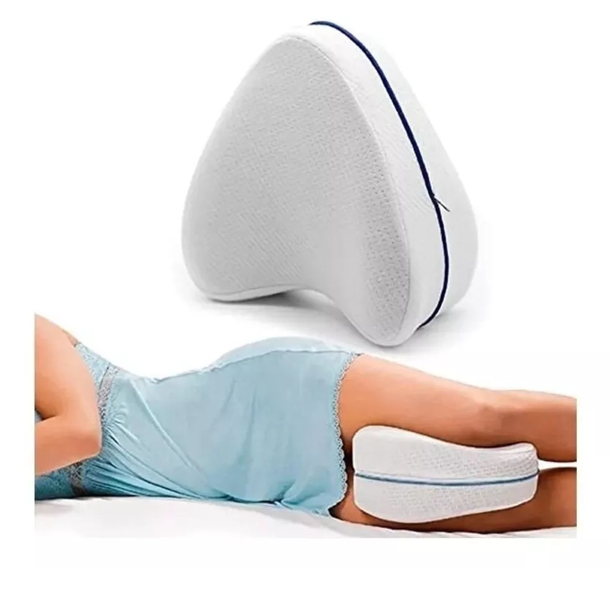 CARIBEE - Almohada Pierna Ortopédico Memory Piernas Rodillas Espalda