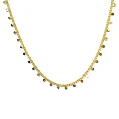COGGIOLA - Collar Nailah Enchapado Oro 18K