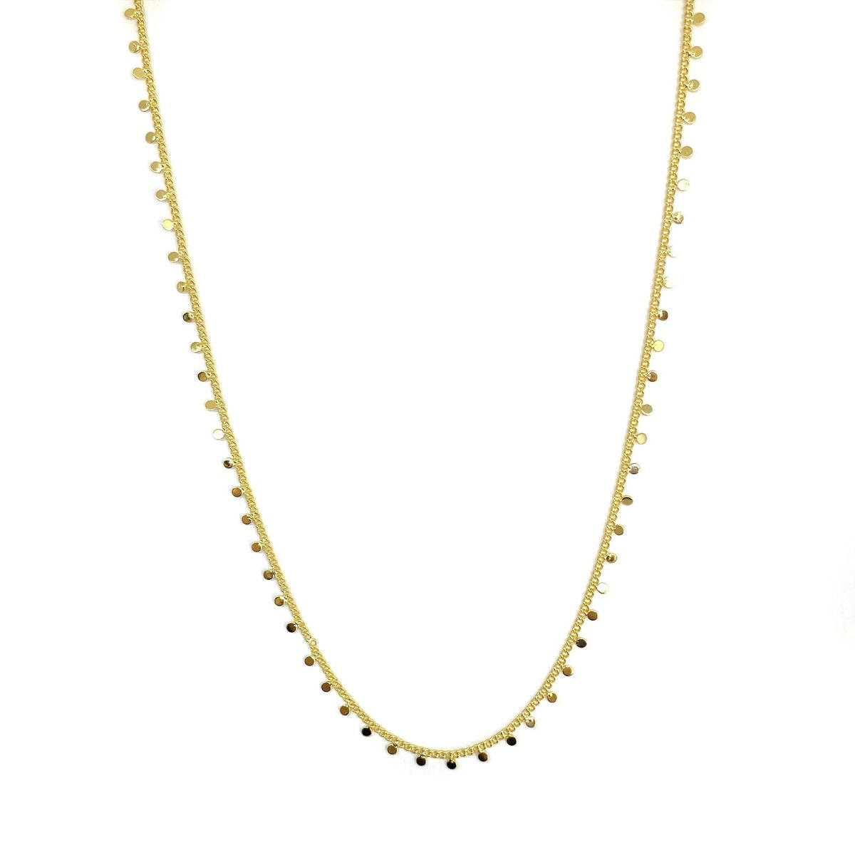 COGGIOLA - Collar Nailah Enchapado Oro 18K