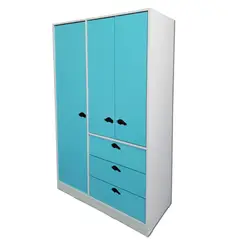 MUEBLES KIDS - Closet 3 puertas , 3 cajones