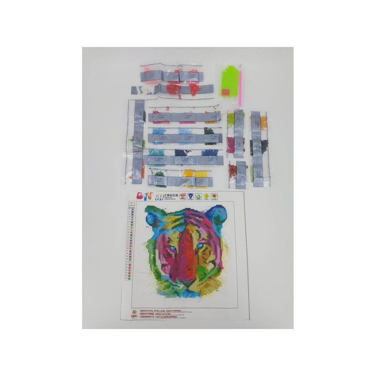 GENERICO - Diamond Painting 5d kit pintura diamantes-animales 26…