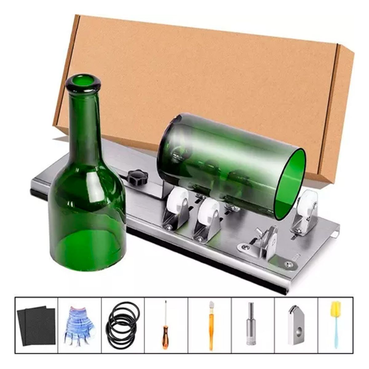 GENERICO - Cortador De Botellas De Vidrio  Kit Accesorios