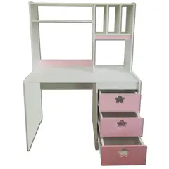 MUEBLES KIDS - Escritorio con elevación ROSADO FLOR.