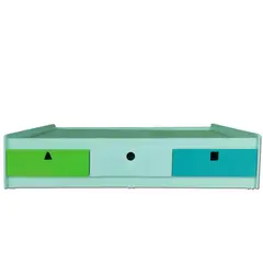 MUEBLES KIDS - Cama de 3 cajones 1.5 plazas , GEOMETRICA