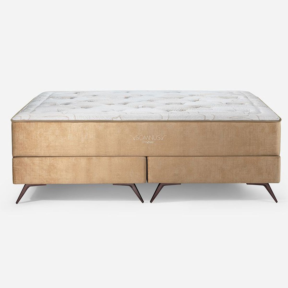 ROSEN - Box Spring Rosen Somnus Super King 200 X 200 Cm Nougat