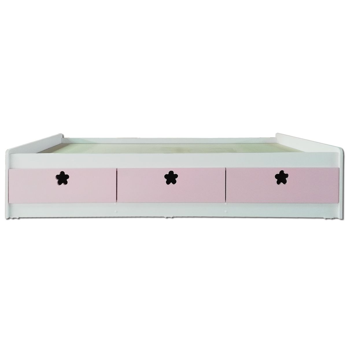 MUEBLES KIDS - cama de 3 cajones 1.5 plazas , ROSADA