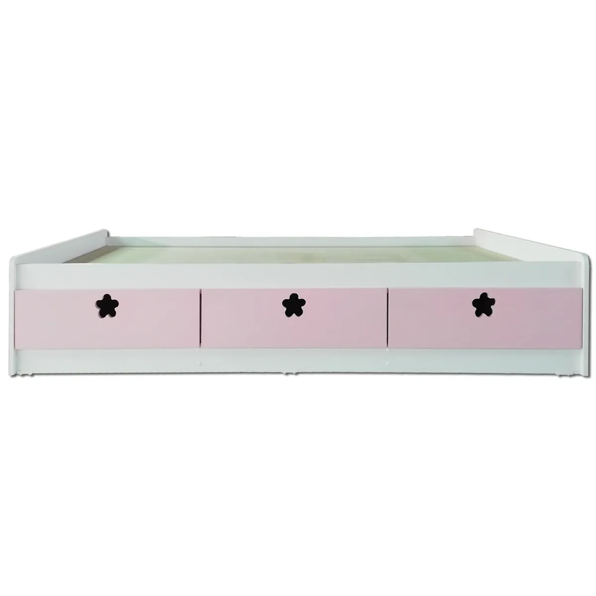MUEBLES KIDS - cama de 3 cajones 1.5 plazas , ROSADA