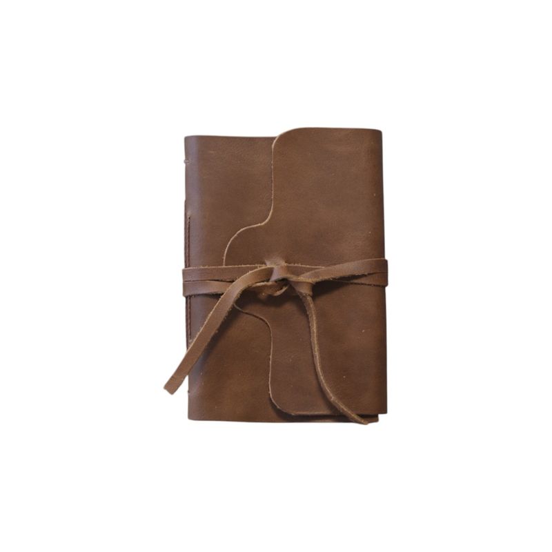 TRATUR - Libreta Futalefú de Cuero Café Tratur