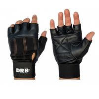 Guantes Fitness Cuero Con Muñequera - Pesas Y Gimasio