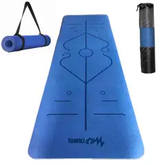 WILD TRAVEL - Mat Yoga Colchoneta Eco 8mm Azul Celeste Bolso