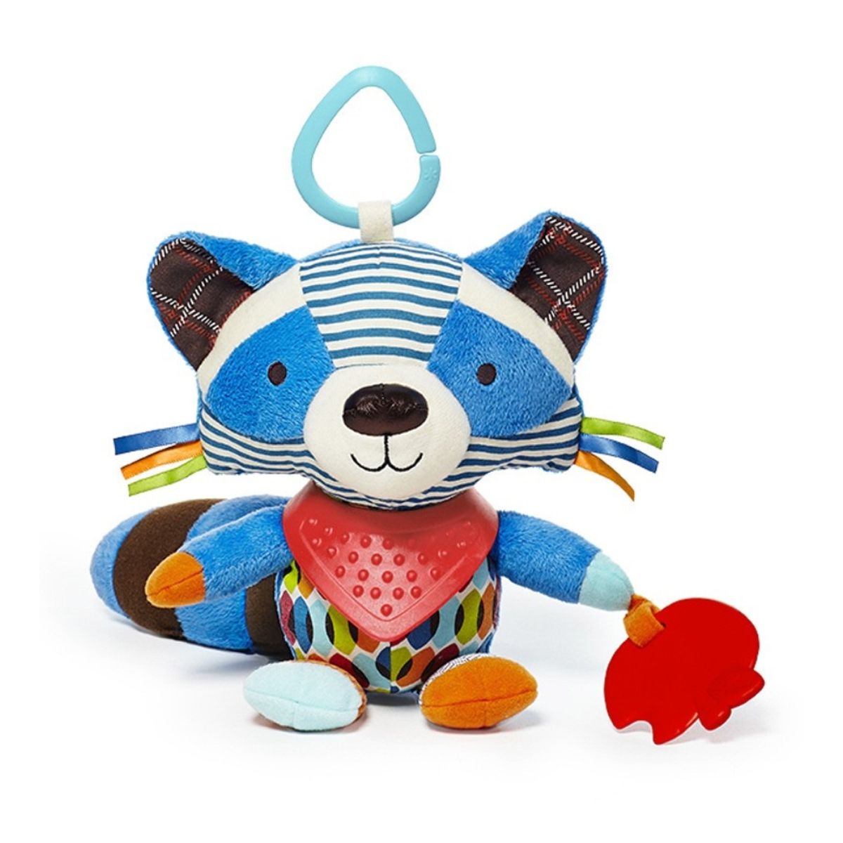 TEDMIMAK - Sonajero Mordedor Mapache Peluche Sensorial