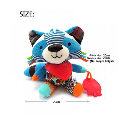 Imagen 2 del producto Sonajero Mordedor Mapache Peluche Sensorial