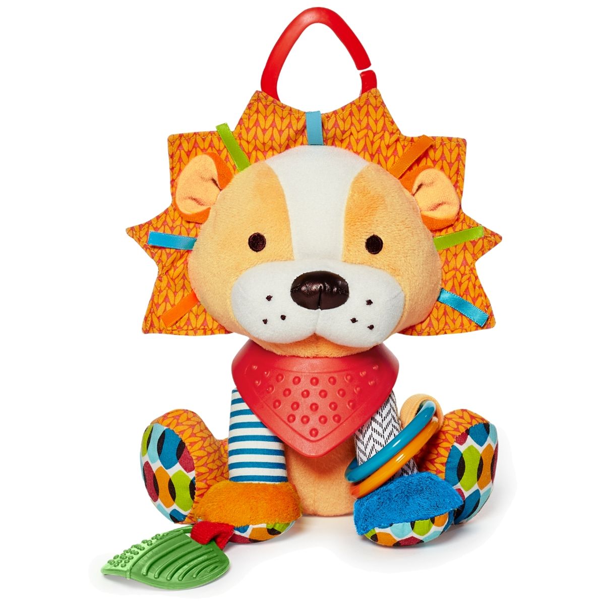 TEDMIMAK - Sonajero Mordedor Leon Peluche Sensorial