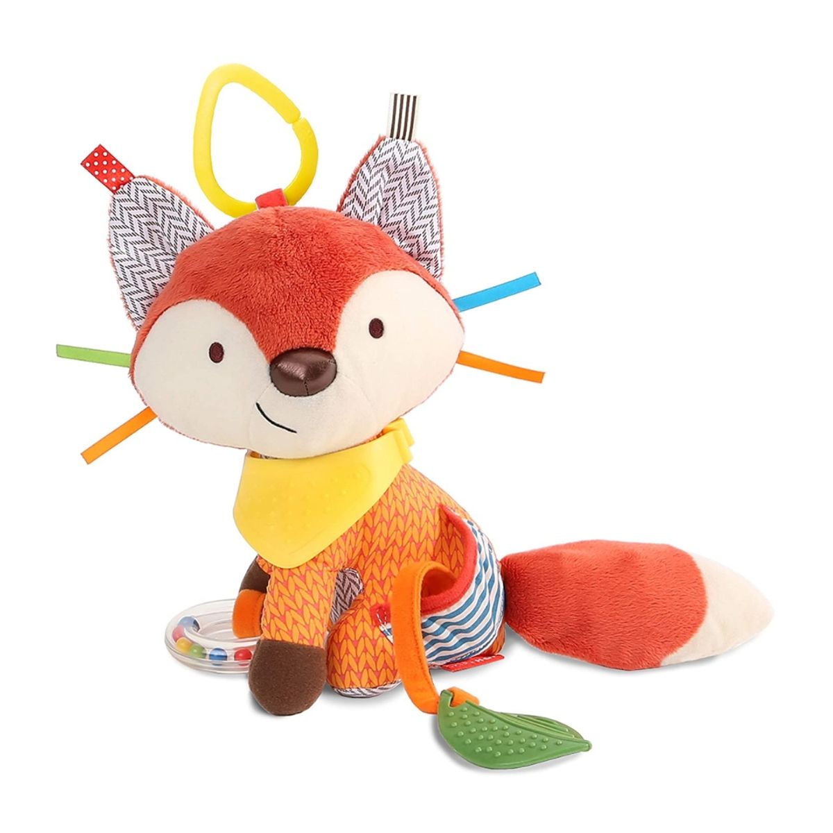 TEDMIMAK - Sonajero Mordedor Zorro Peluche Sensorial