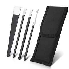GENERICO - Kit 4 Cuchillos Quita Callos Corta Uña Removedor Piel Muerta