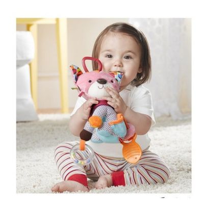 Imagen 2 del producto Sonajero Mordedor Gato Peluche Sensorial