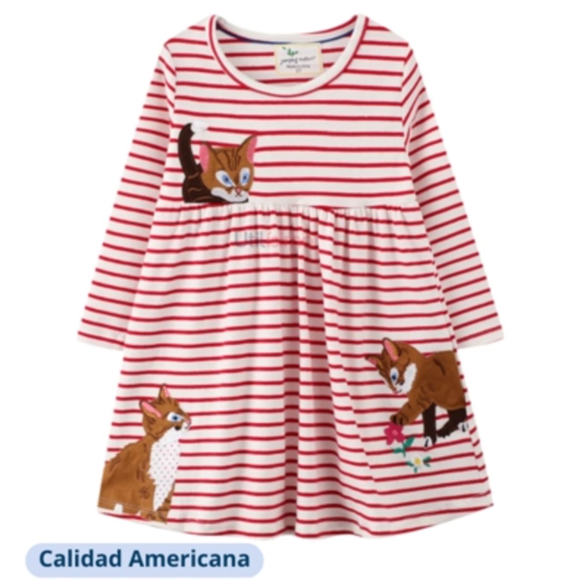JUMP KIDS - Vestido Manga Larga Niña